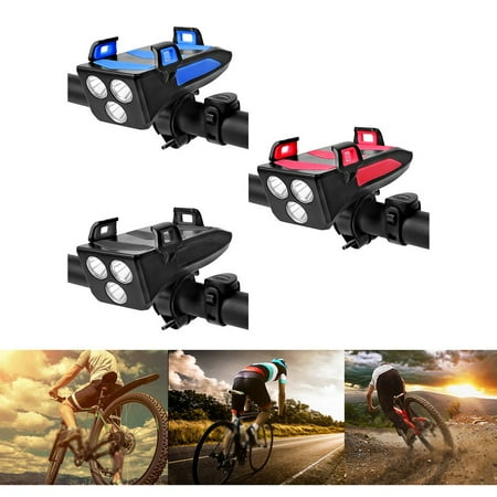 4 in 1 Bicycle Light Mobile Phone Holder Charging Phone Holder Lighting DHL a